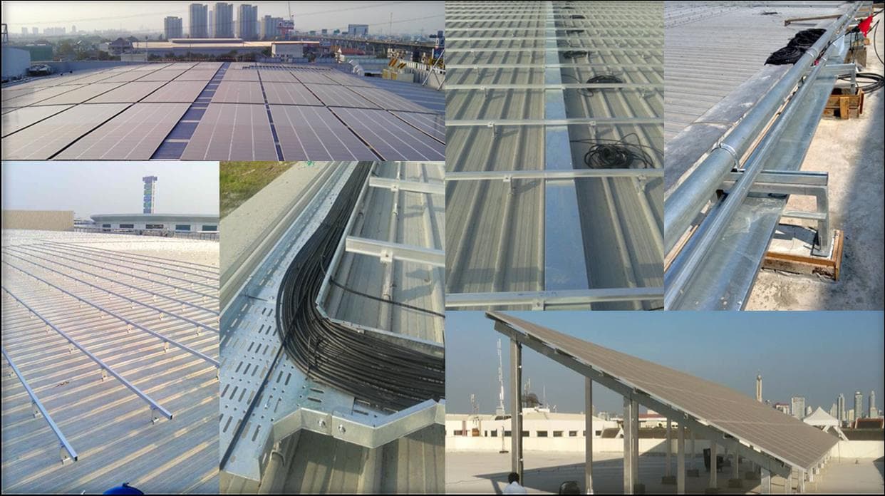 Rooftop solar system for homes and businesses